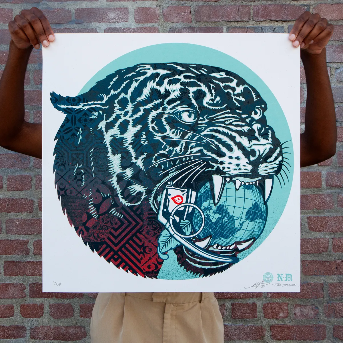 Climate Clash (white), by Nevermade, Shepard Fairey, 2024
