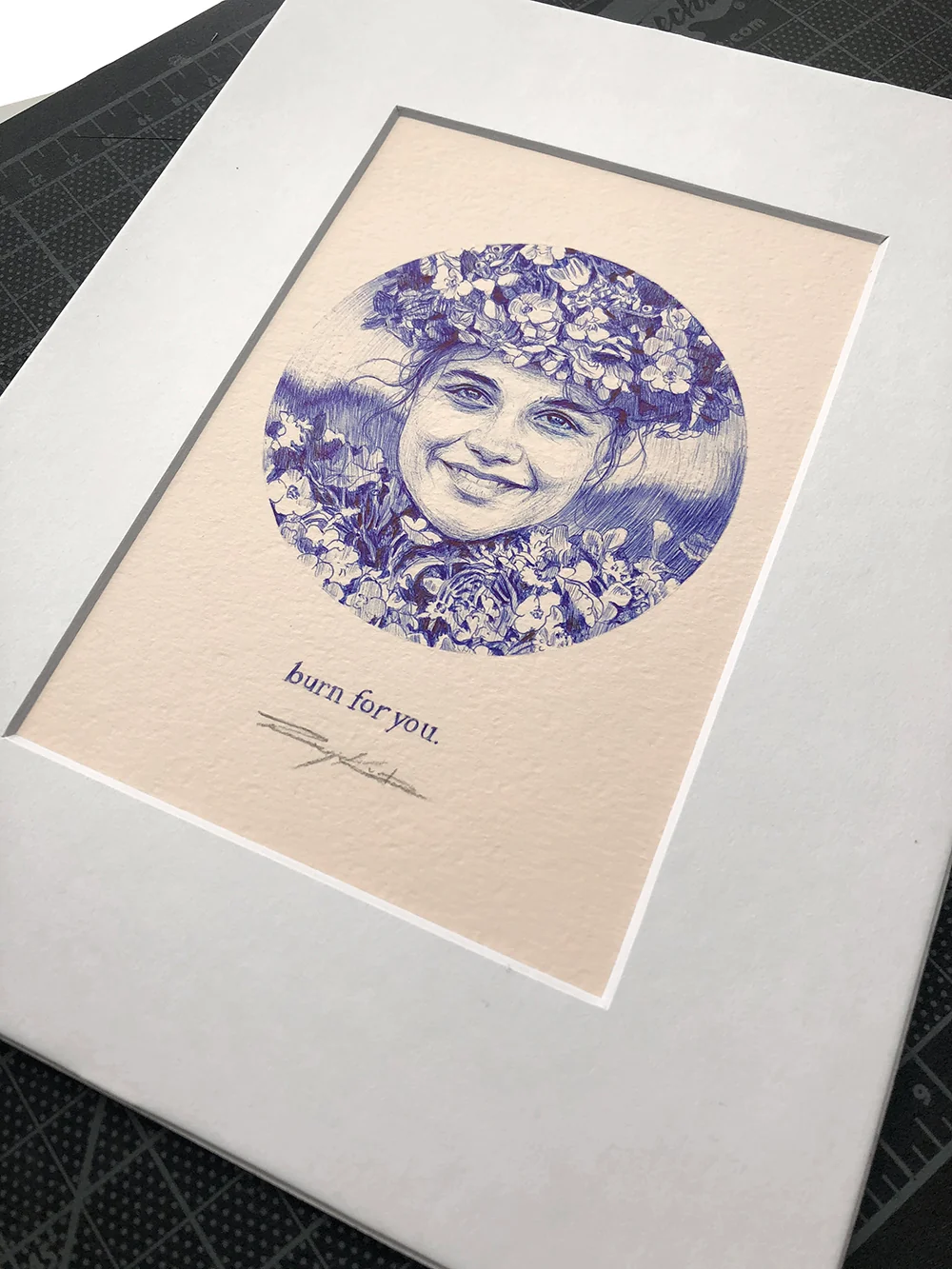 5x7 Burn For You Original Art, by Rory Kurtz thumbnail 2