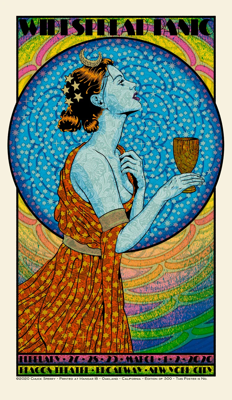 Widespread Panic Diana, by Chuck Sperry, 2020