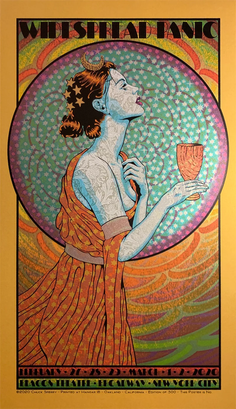 Widespread Panic Diana, by Chuck Sperry, 2020 thumbnail 3