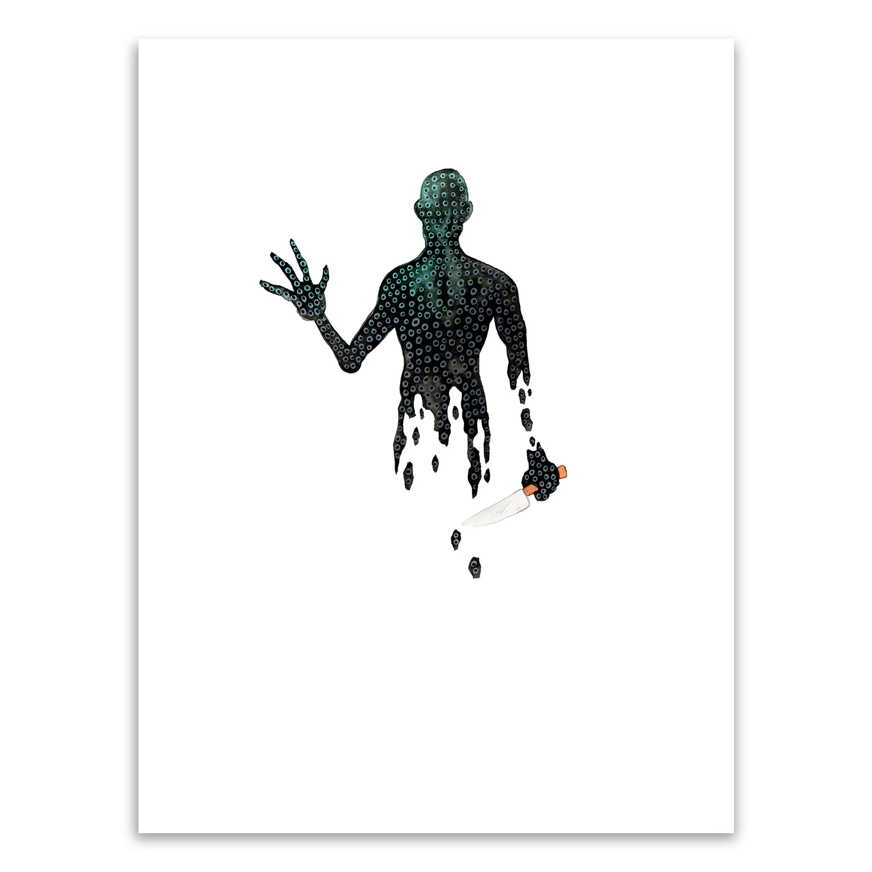 Invisible Man Original Art, by Alex Pardee thumbnail 2