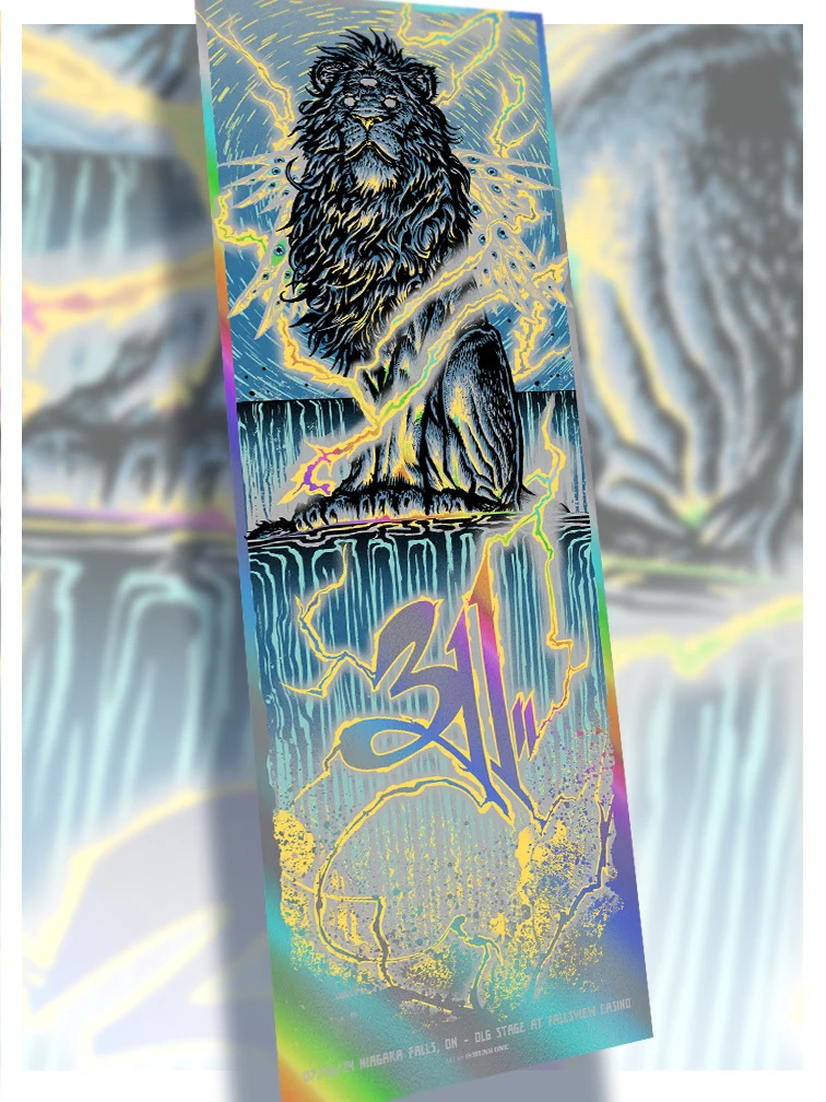311 Niagara Falls Gray Variant Rainbow Foil AP, by Munk One thumbnail 2