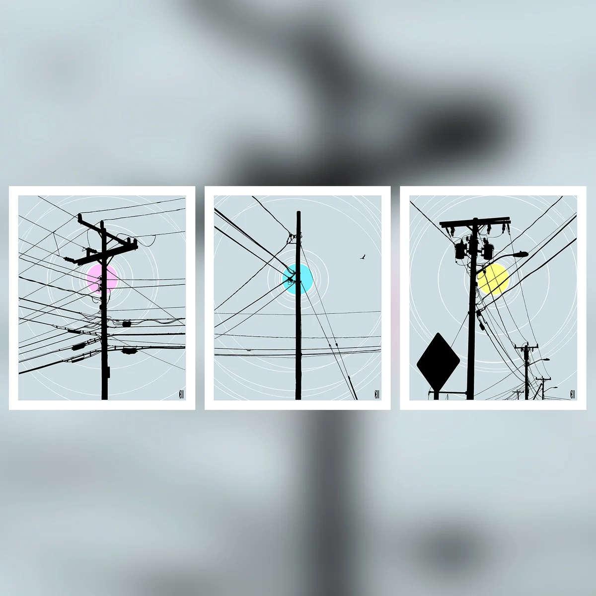Power Lines - 1, 2, 3, by Dan McCarthy