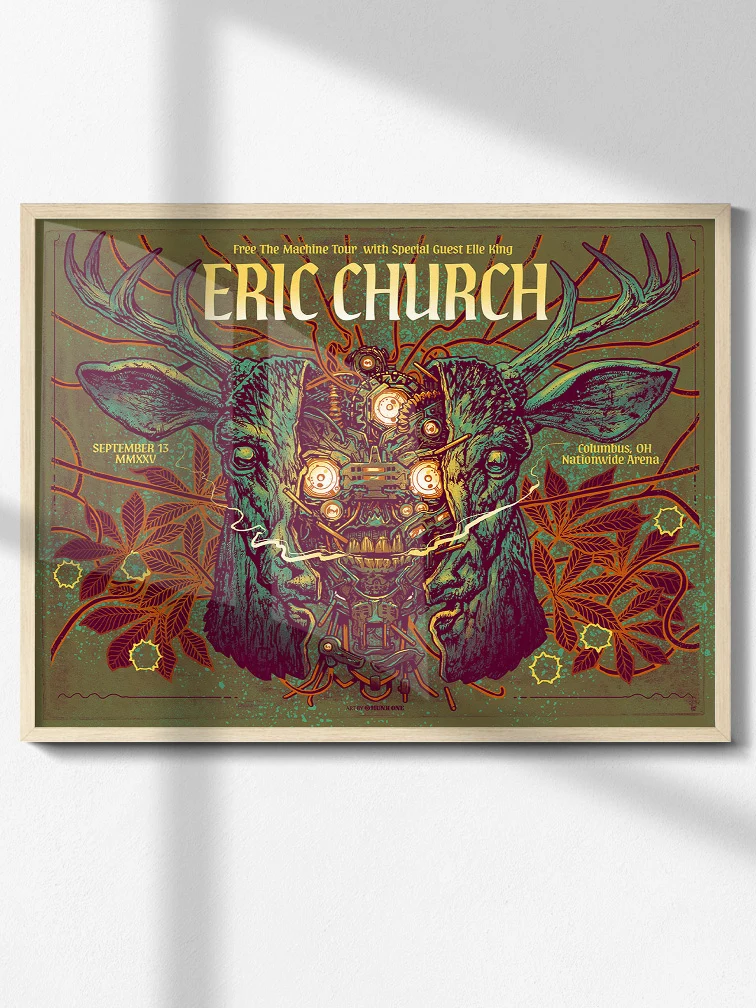 Eric Church Columbus Variant AP, by Munk One thumbnail 3