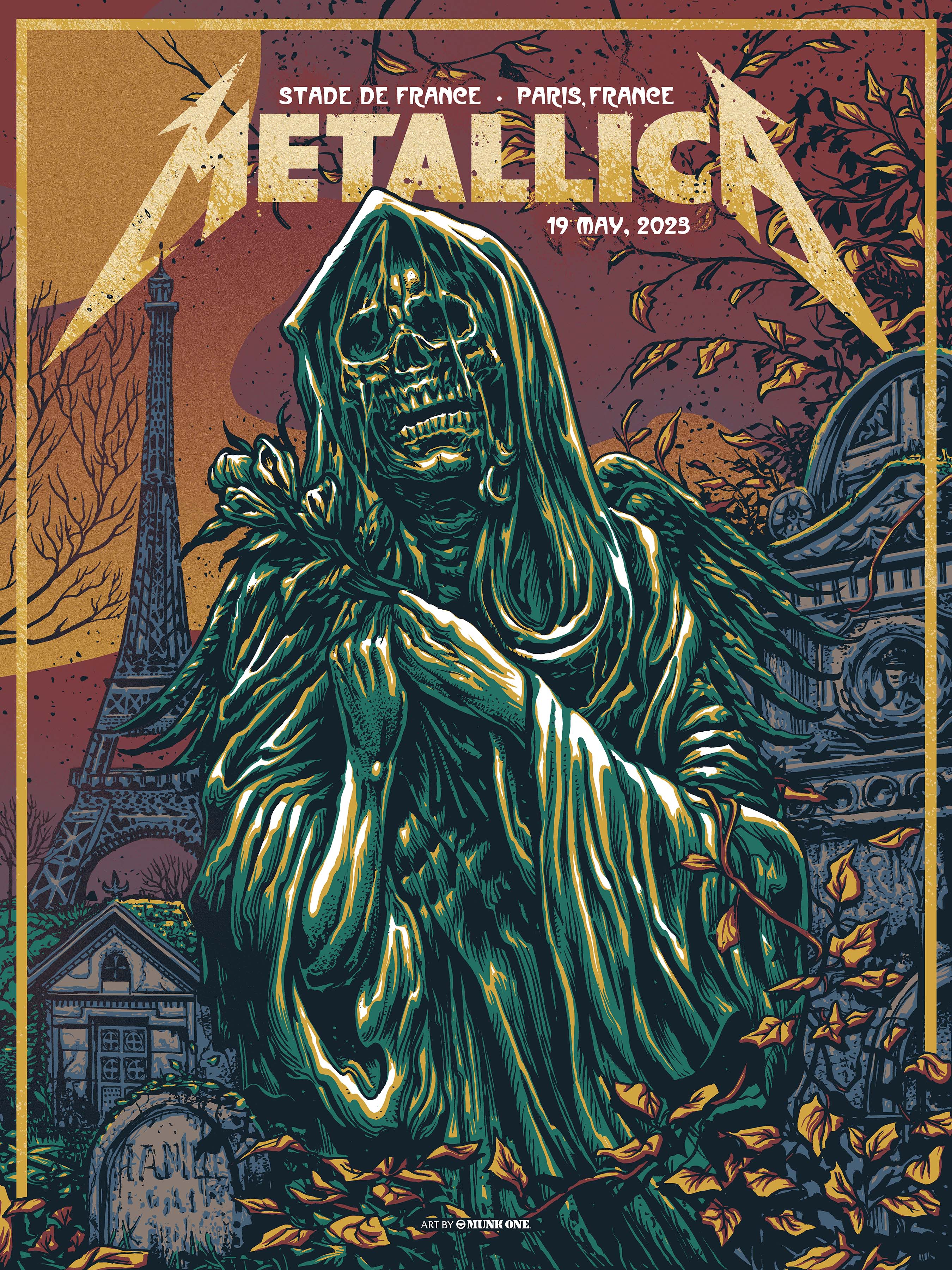 Metallica Paris Night 1 & Night 2 AP Set, by Munk One thumbnail 2