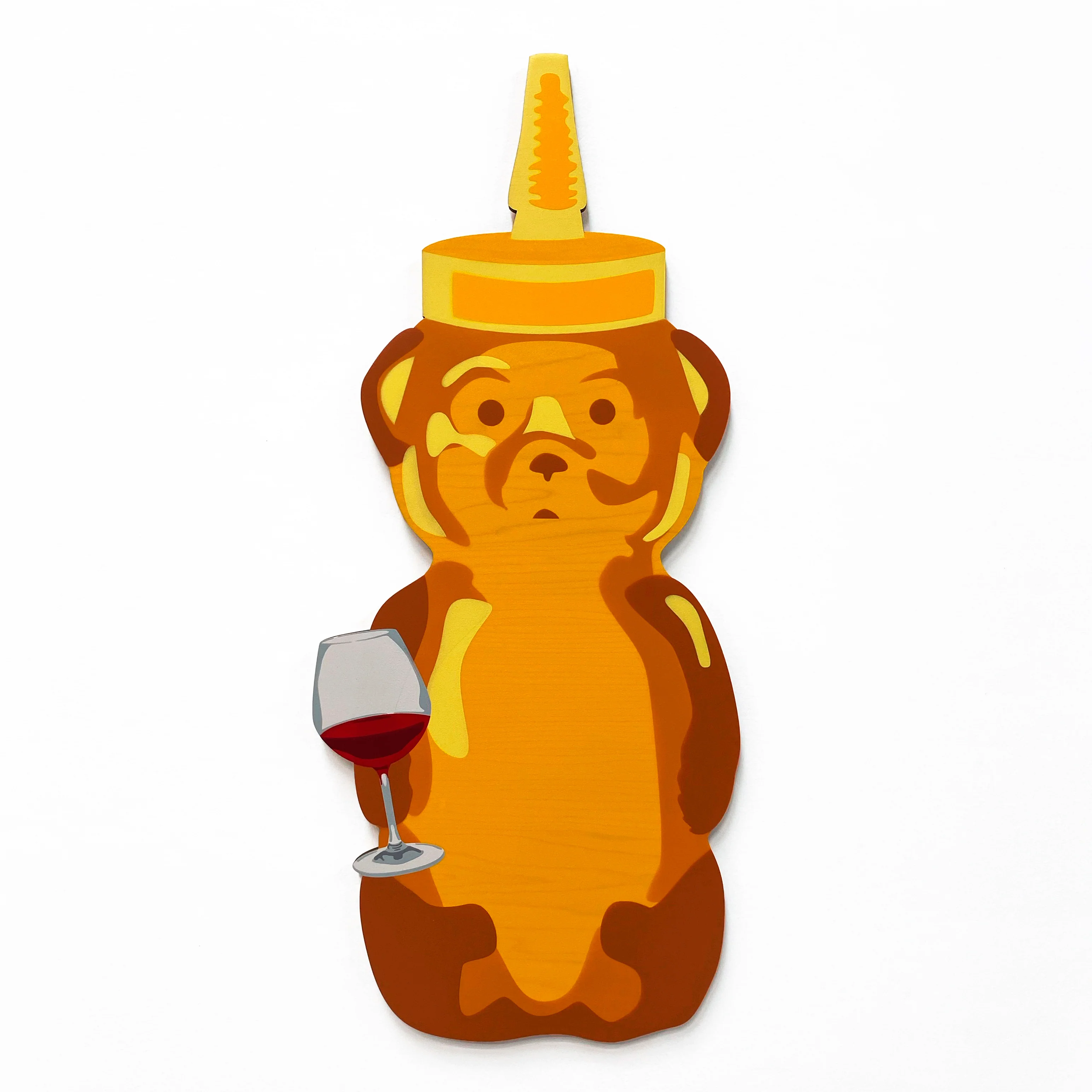 Wine Bear, by Fnnch