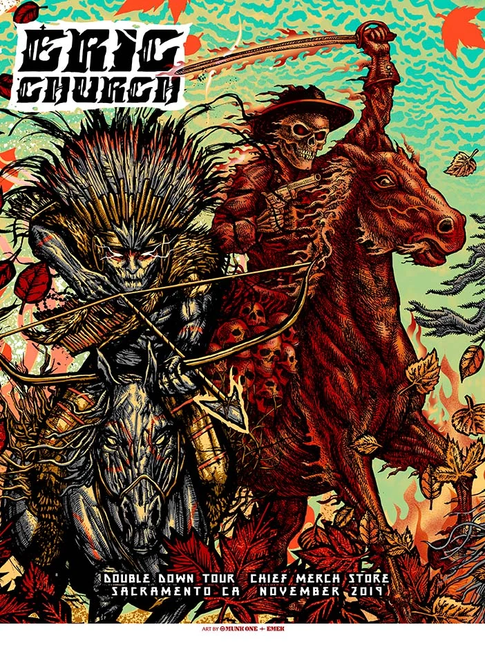 Eric Church Sacramento Middle Red AP, by Munk One + Emek