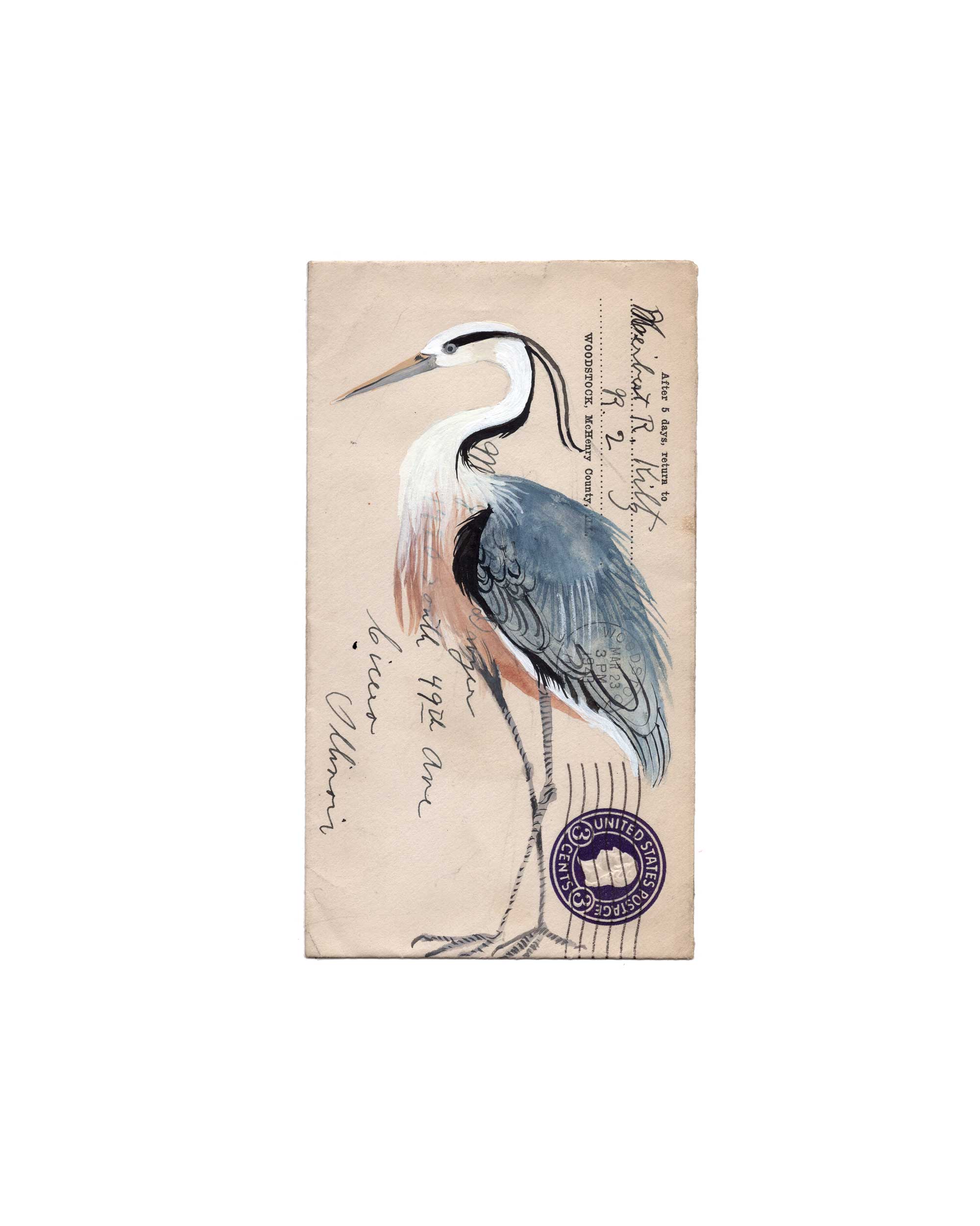 Great Blue Heron, by Diana Sudyka thumbnail 2