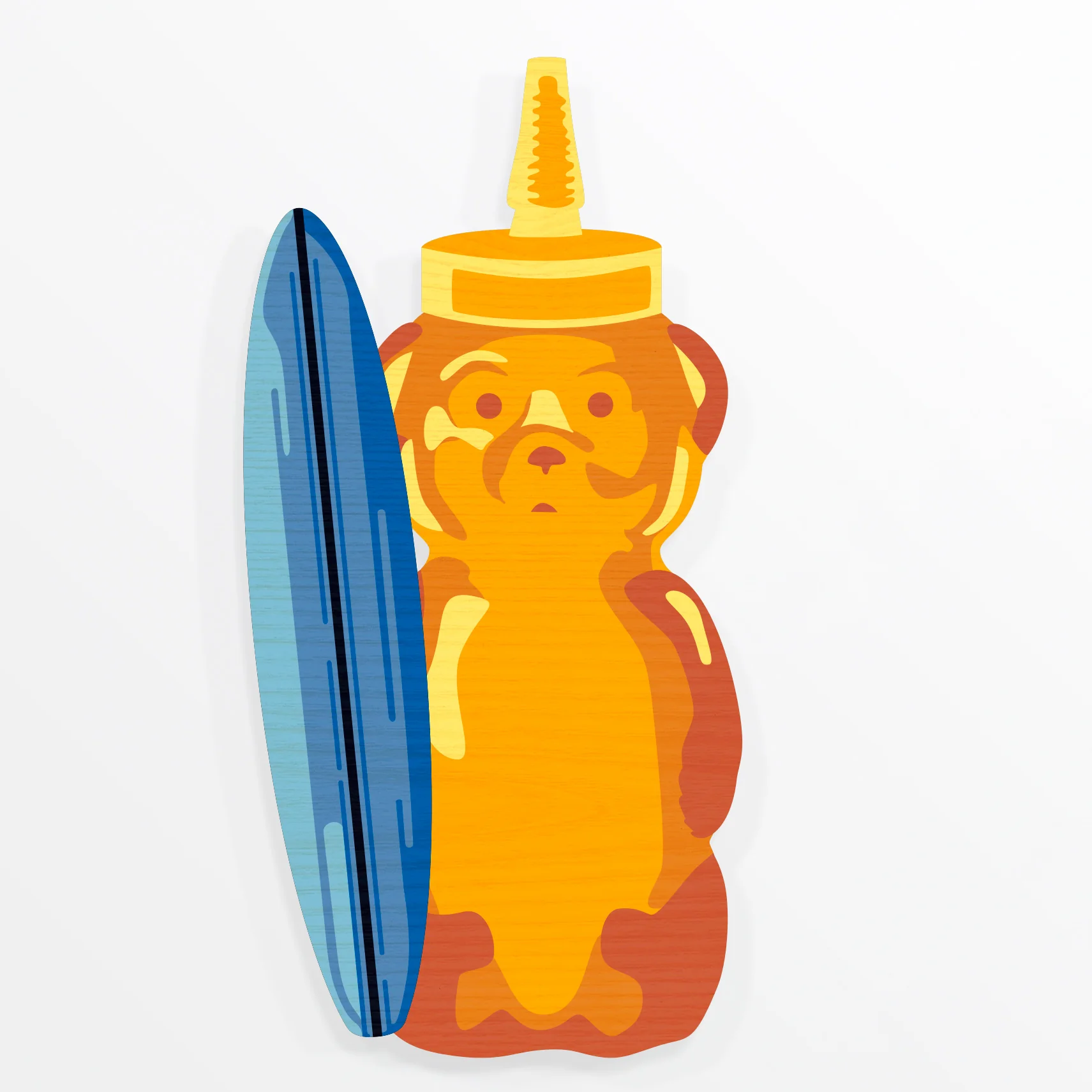 Surfer Bear, by Fnnch