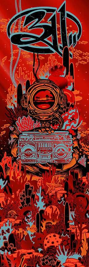 311 Audio Meditation Red Foil, by Munk One thumbnail 2