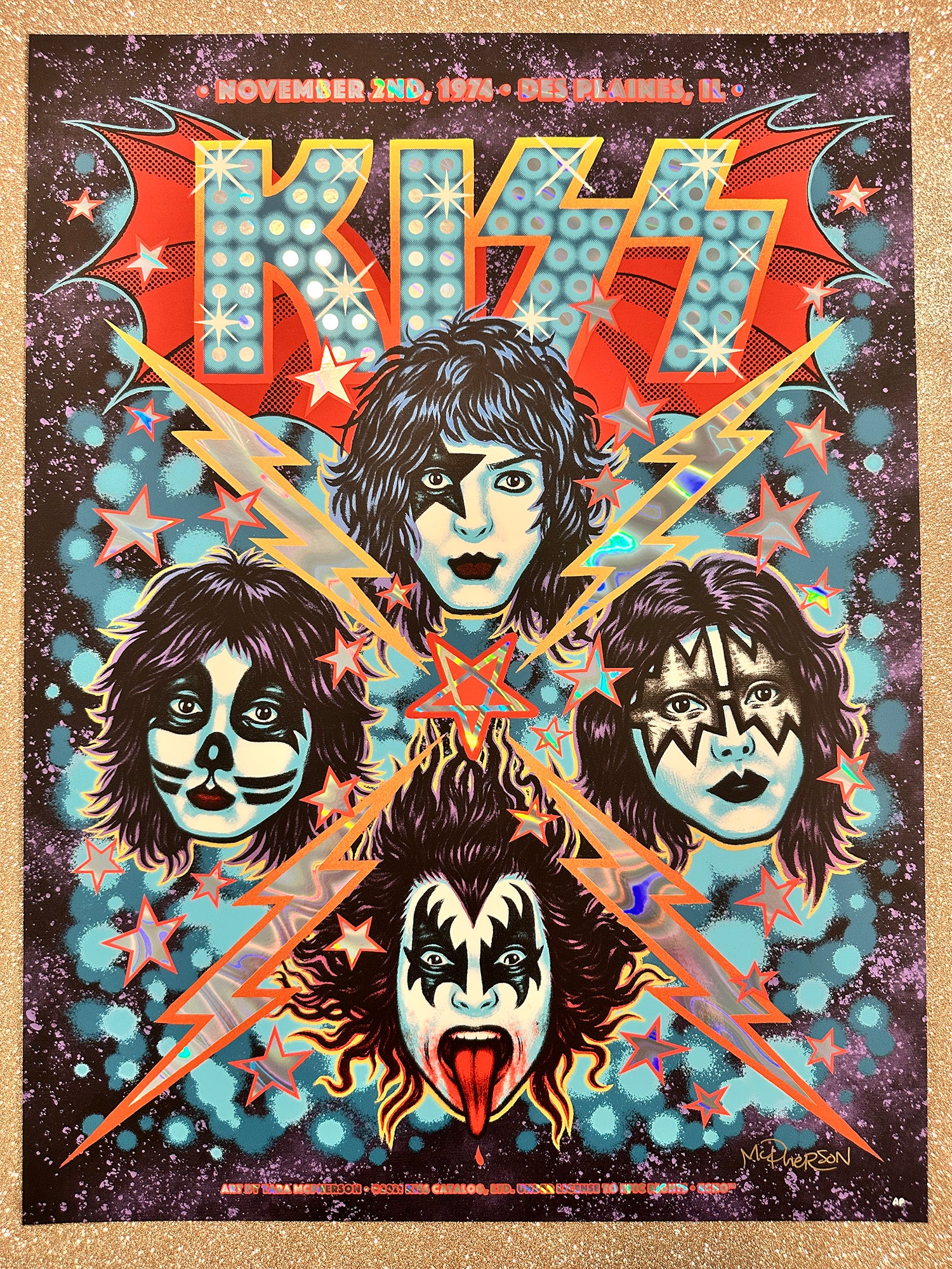 Kiss : Lava Foil AP, by Tara McPherson