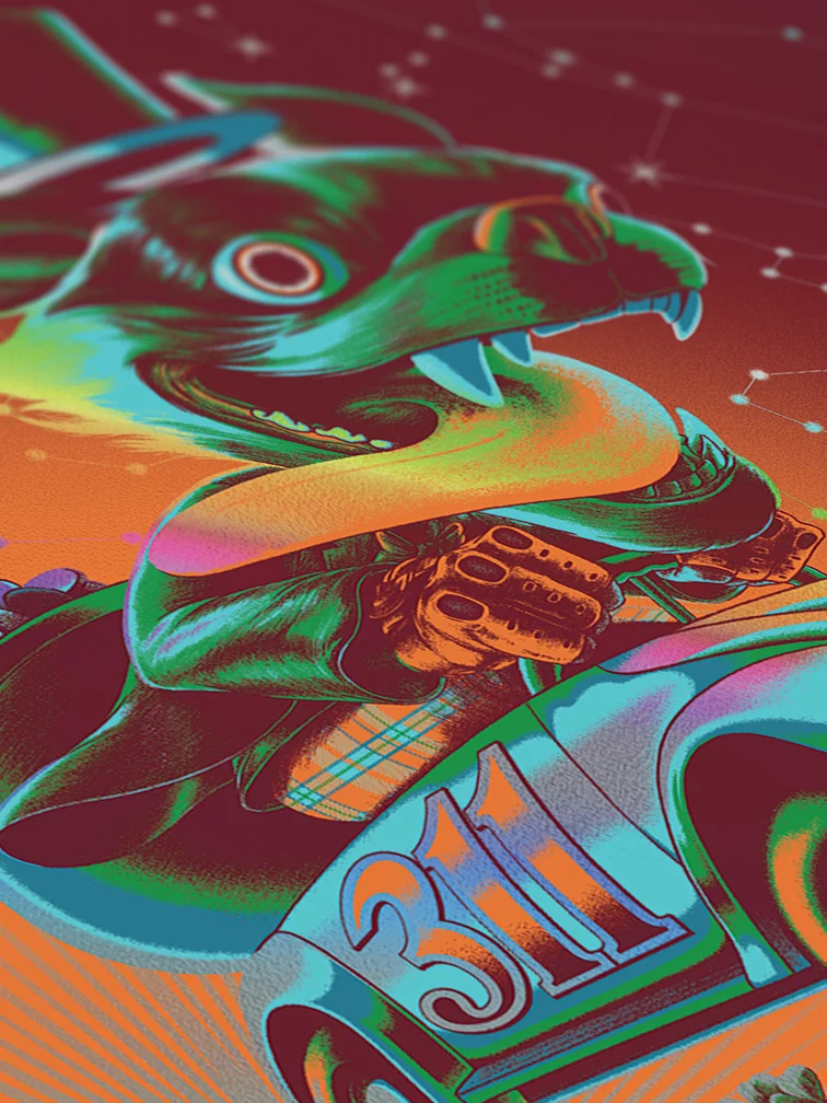 311 Boston Variant Rainbow Foil AP, by Jared Yamahata thumbnail 2