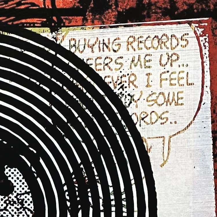 Record Monoprint #011, by Aesthetic Apparatus thumbnail 2