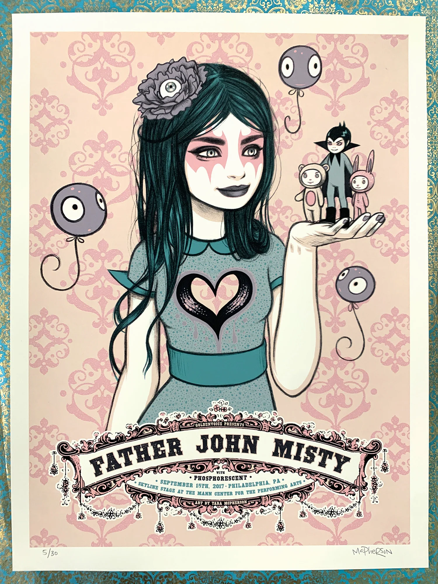 Father John Misty : Peach Variant, by Tara McPherson thumbnail 2