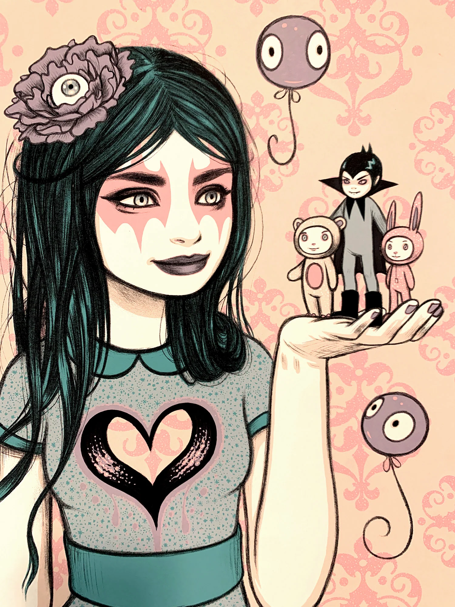 Father John Misty : Peach Variant, by Tara McPherson thumbnail 3