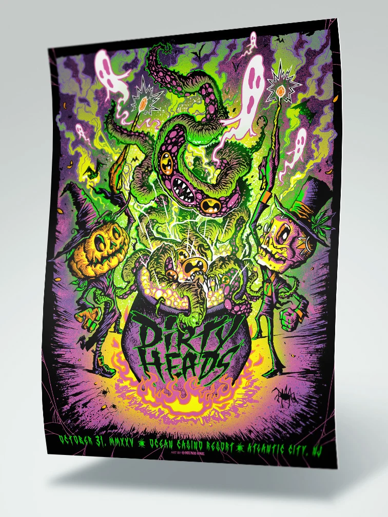 Dirty Heads Atlantic City AP Green Variant, by Munk One thumbnail 3