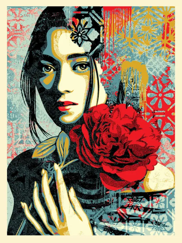 Incarnation (color), by Shepard Fairey, 2024