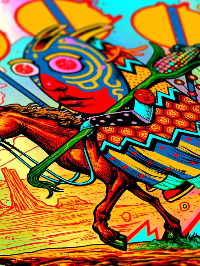 311 Phoenix Blue Variant Rainbow Foil AP, by Munk One thumbnail 2
