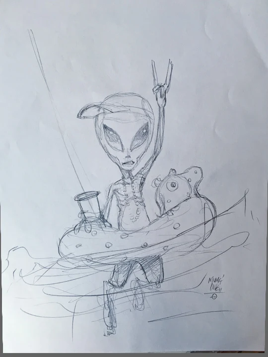 Galactic Celebration Pencils, by Munk One thumbnail 2