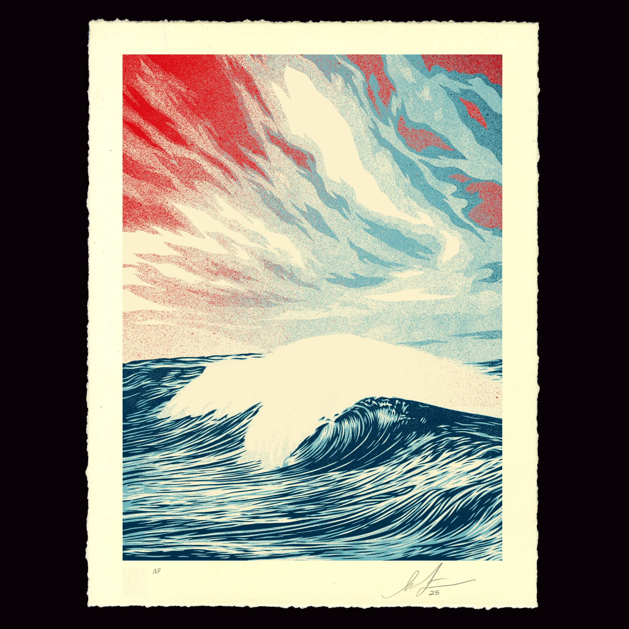 Force Of Nature Letterpress, by Shepard Fairey, 2025