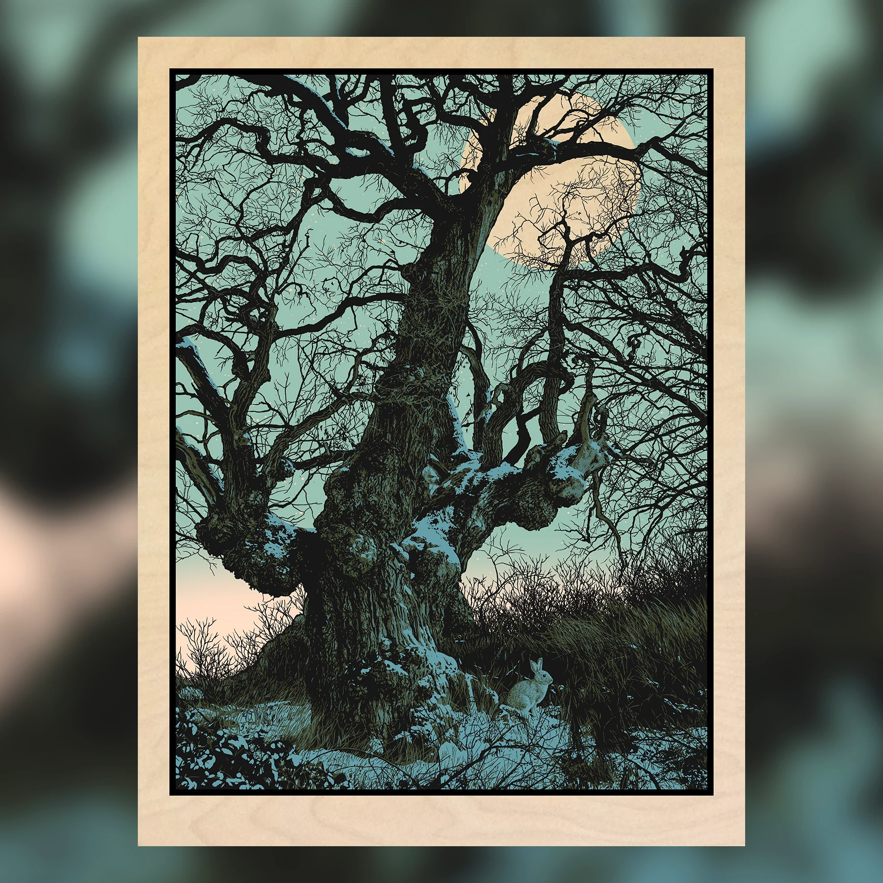 Worm Moon - Wood Panel, by Dan McCarthy thumbnail 3
