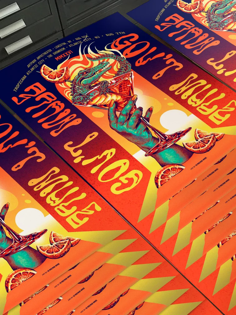 Gov'T Mule Atlantic City Variant AP, by Munk One thumbnail 3