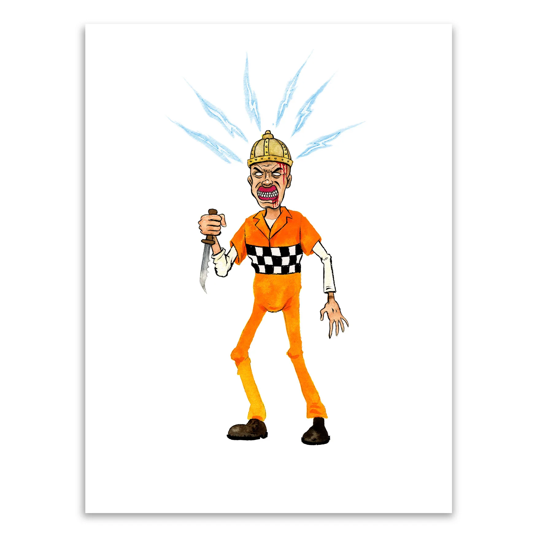 Horace Pinker Original Art, by Alex Pardee thumbnail 2