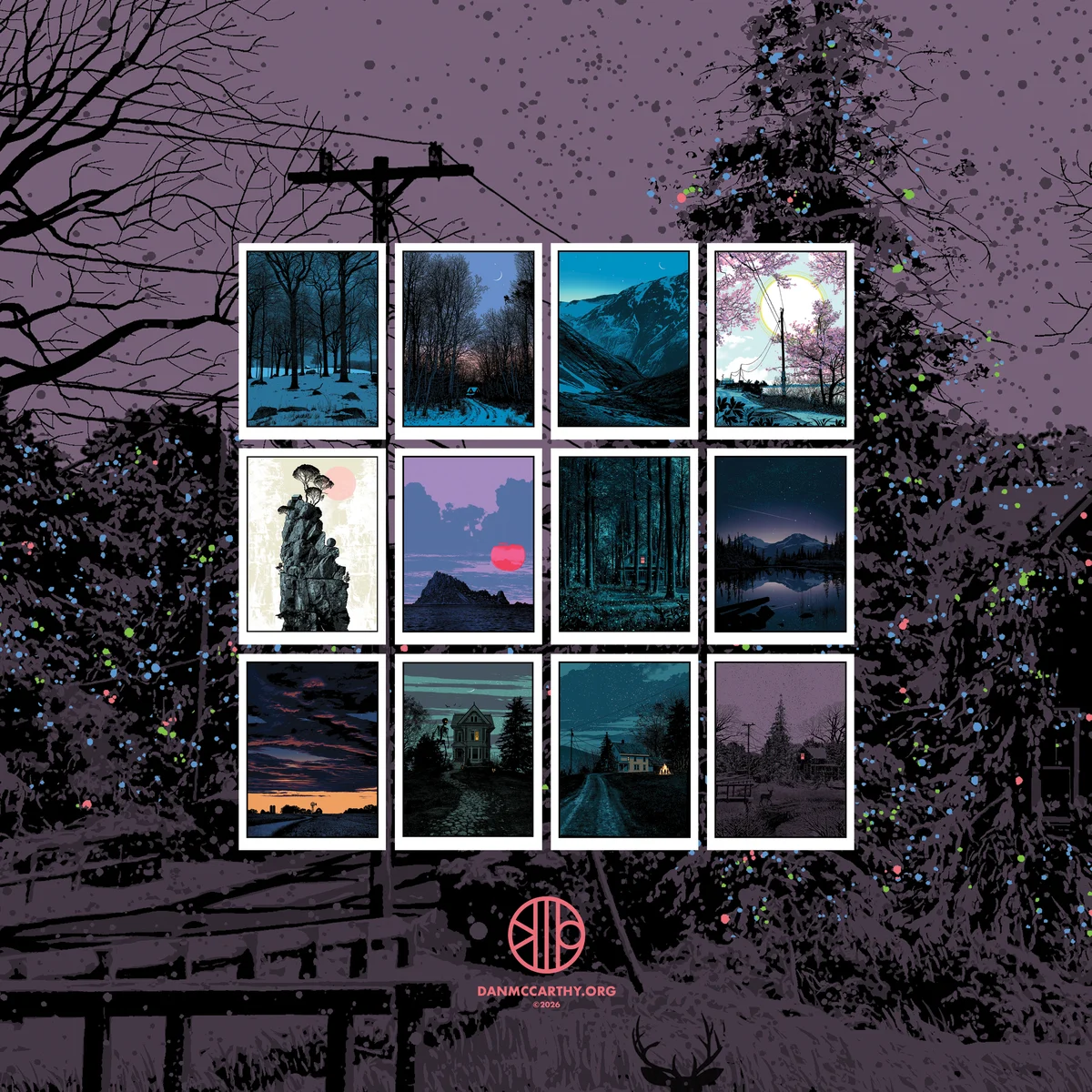 Dwellings Calendar, by Dan McCarthy, 2026 thumbnail 2