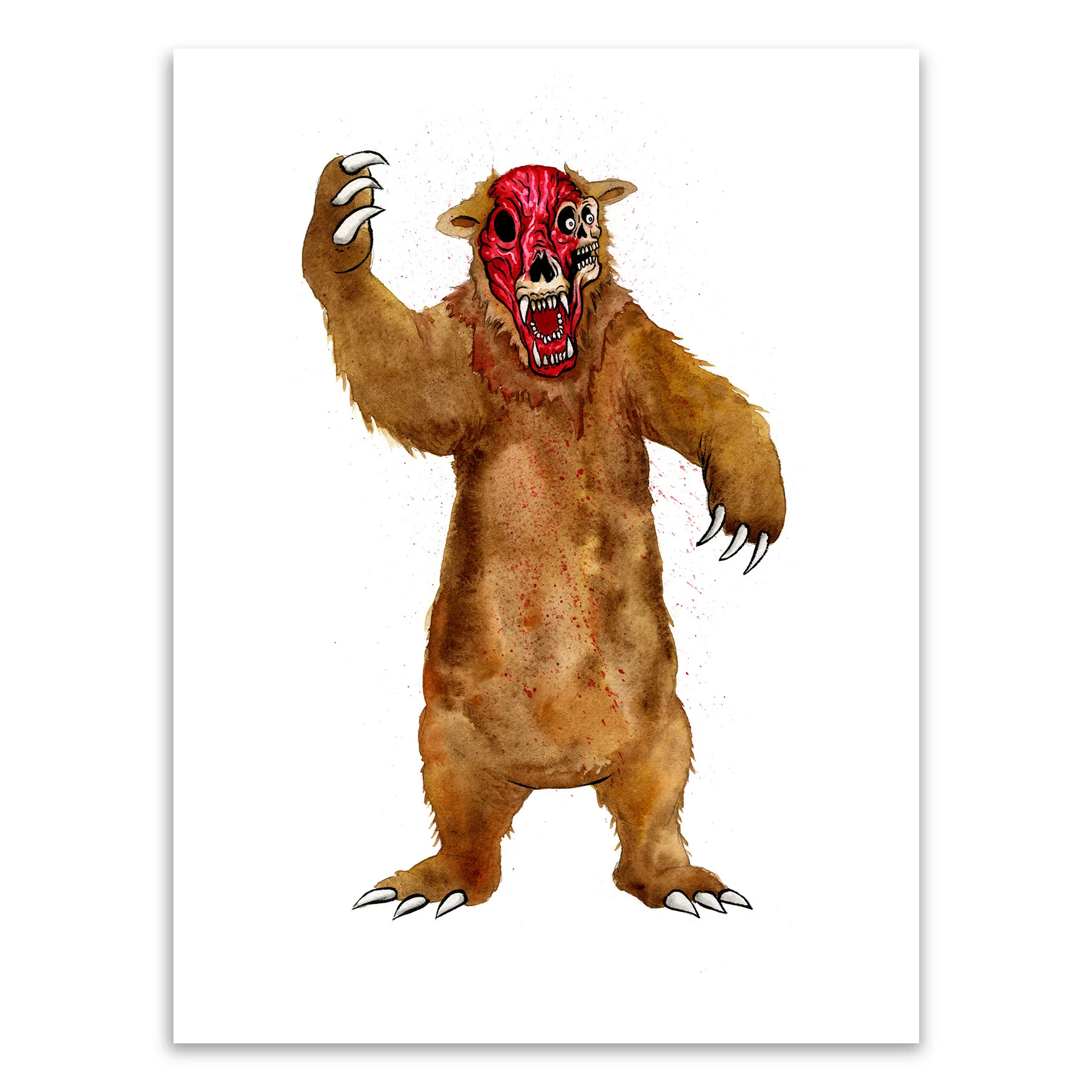 The Bear Original Art, by Alex Pardee thumbnail 2