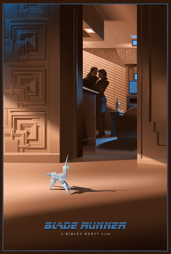 Blade Runner (Memories in Green - Regular), by Laurent Durieux thumbnail 2