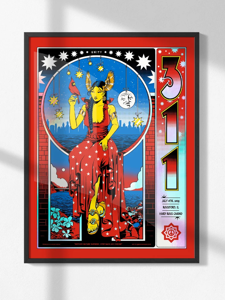 311 Rockford Red Variant Rainbow Foil AP, by War For Knowledge thumbnail 3