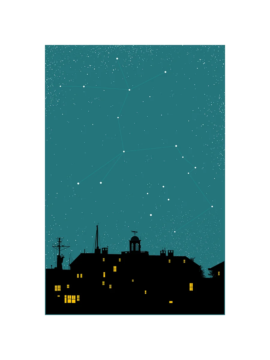Night on Earth - 3 & 4 - Centaurus & Leo - 2 print set, by Dan McCarthy thumbnail 2