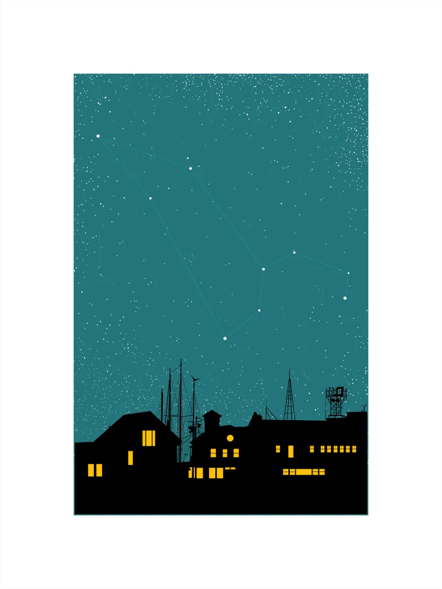 Night on Earth - 3 & 4 - Centaurus & Leo - 2 print set, by Dan McCarthy thumbnail 3