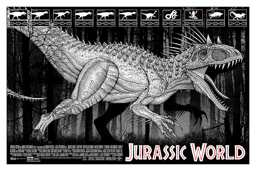 Jurassic World - variant, by Dan McCarthy thumbnail 2