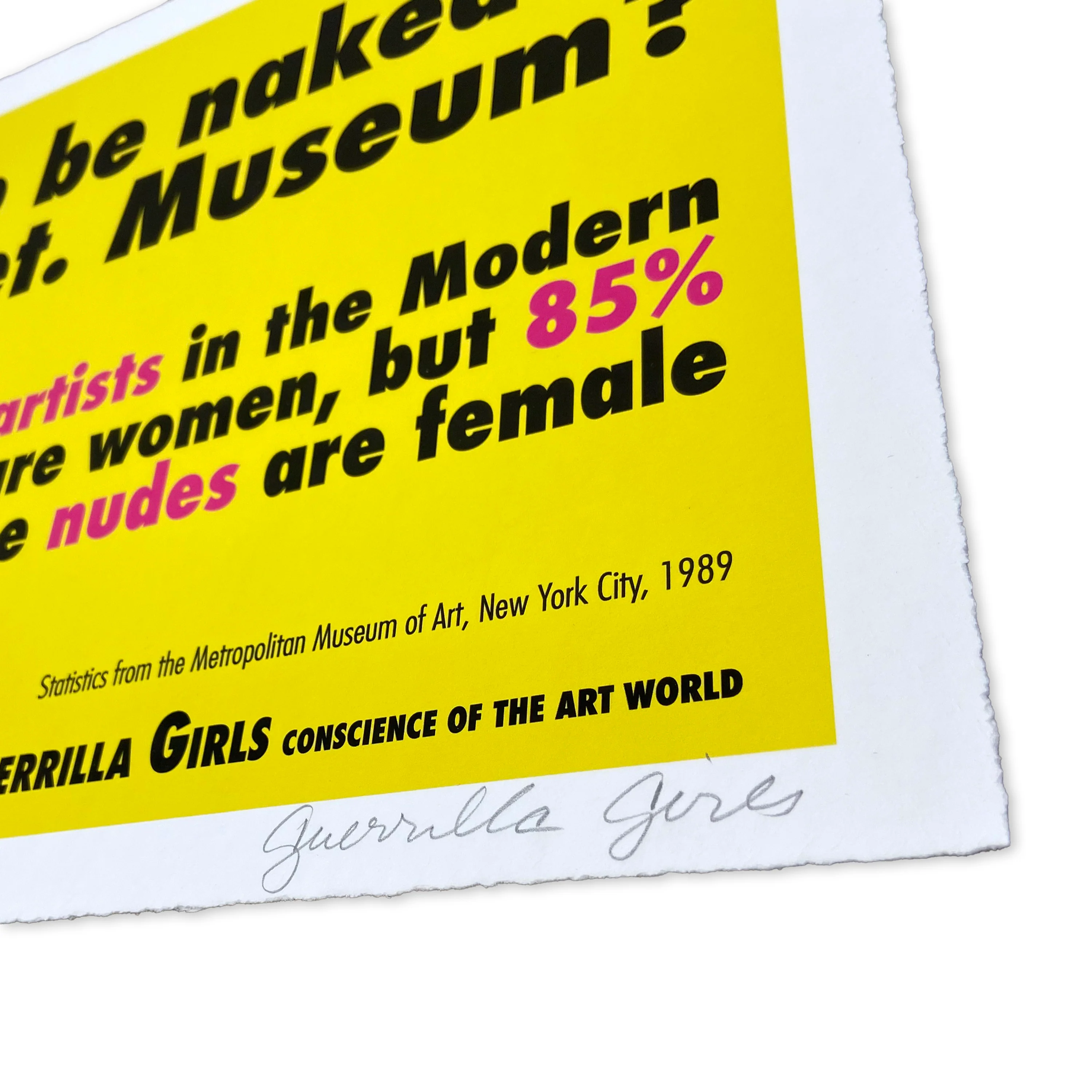 Do Women Have To Be Naked To Get Into The Met Museum, by Guerrilla Girls, 1989 thumbnail 3