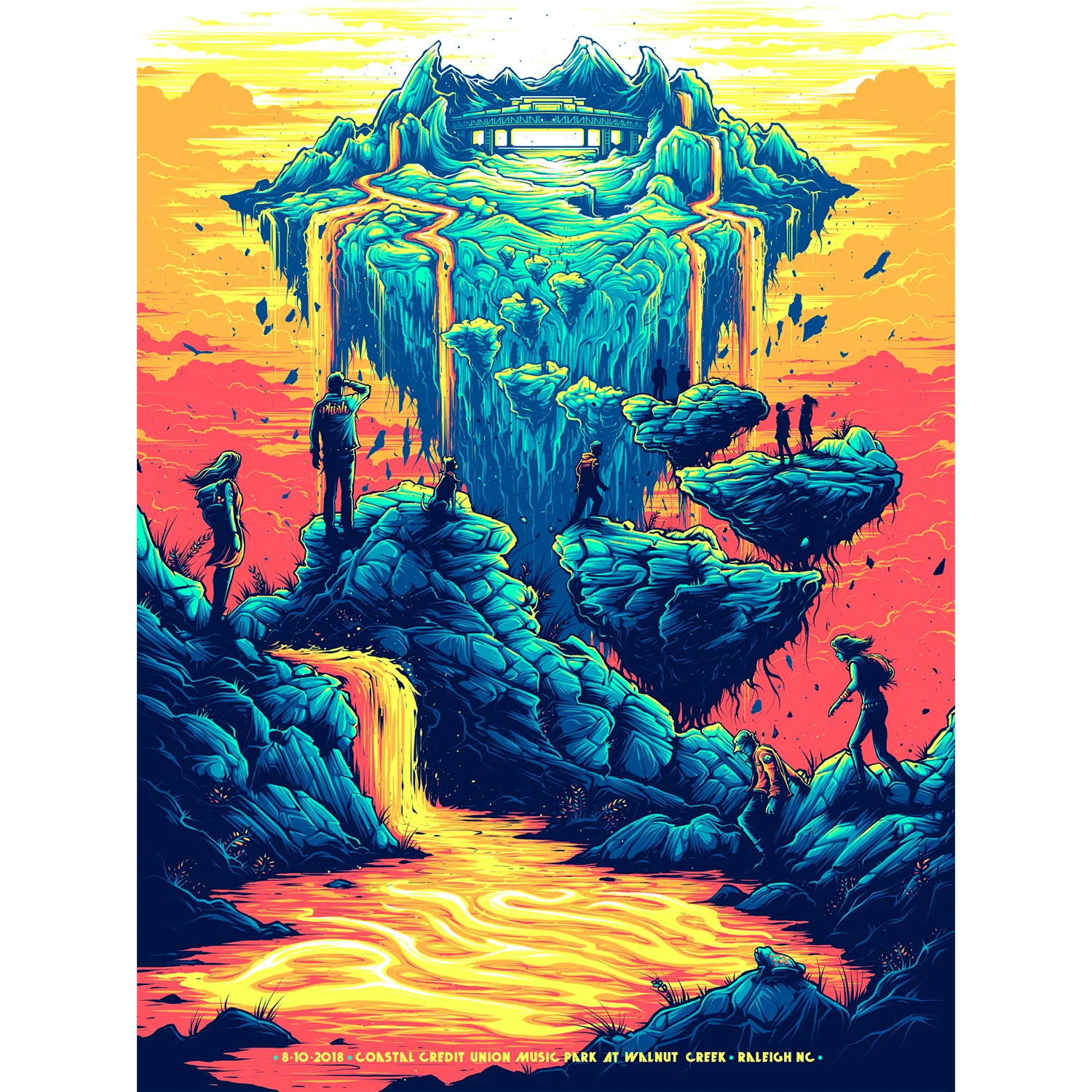 Phish - Raleigh, by Dan Mumford, 2018
