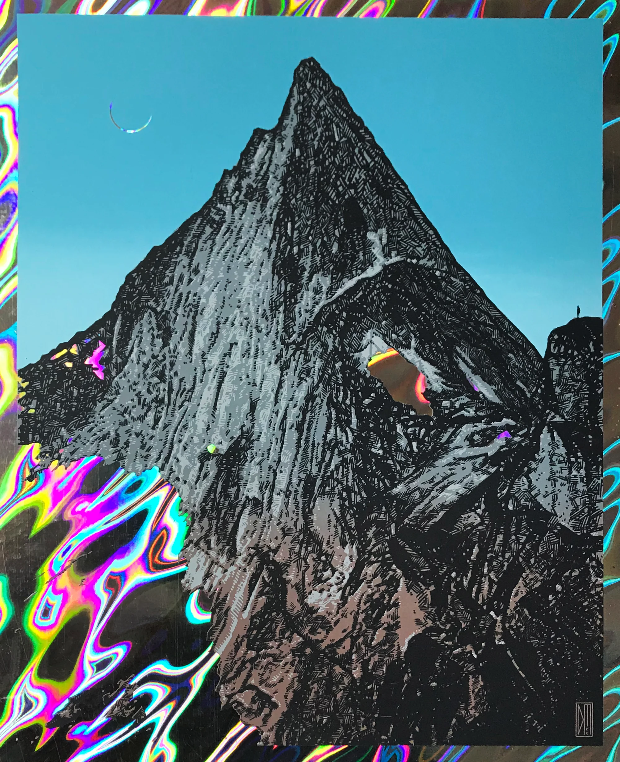 Bugaboo Spire - Lava Foil, by Dan McCarthy thumbnail 2