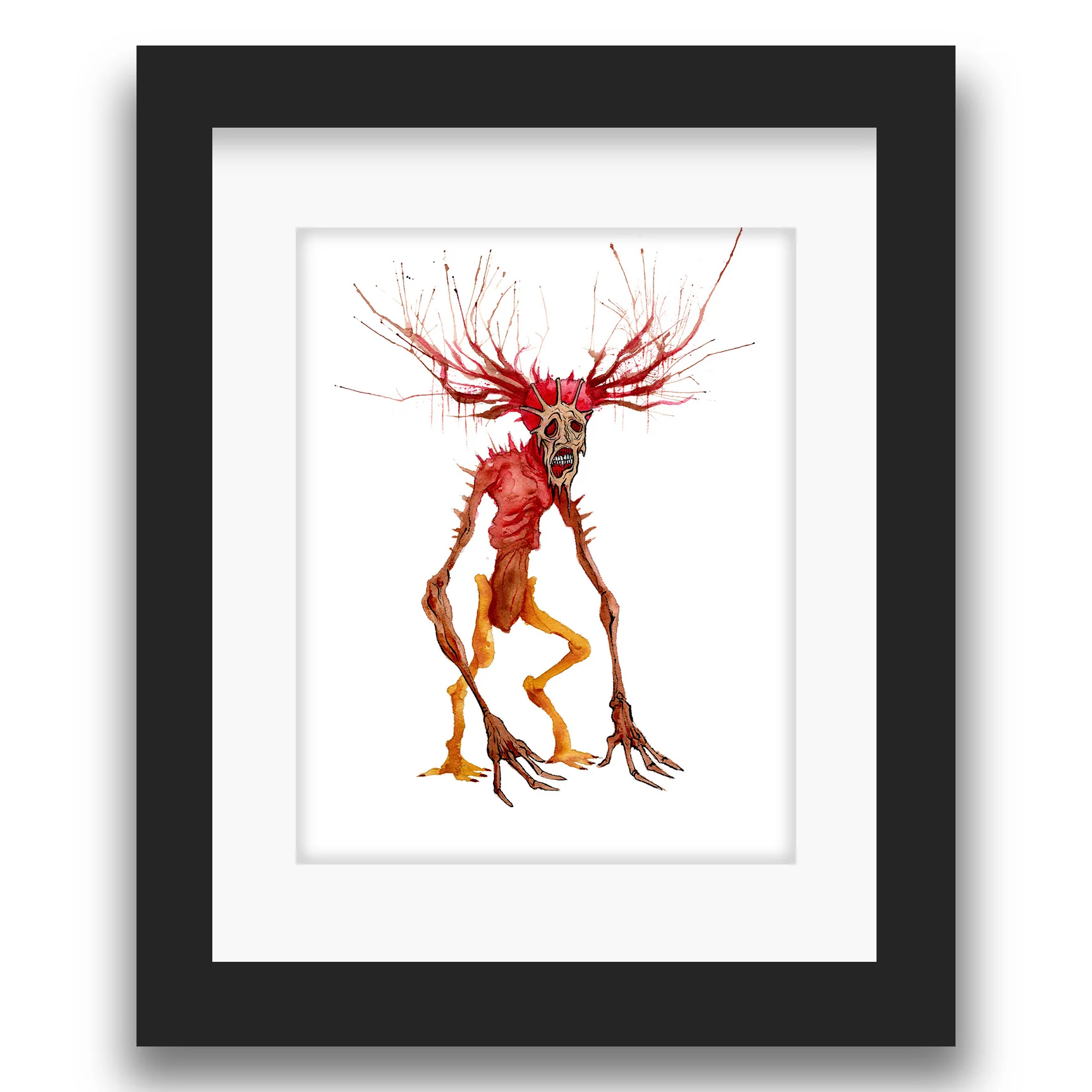 Wendigo Original Art, by Alex Pardee