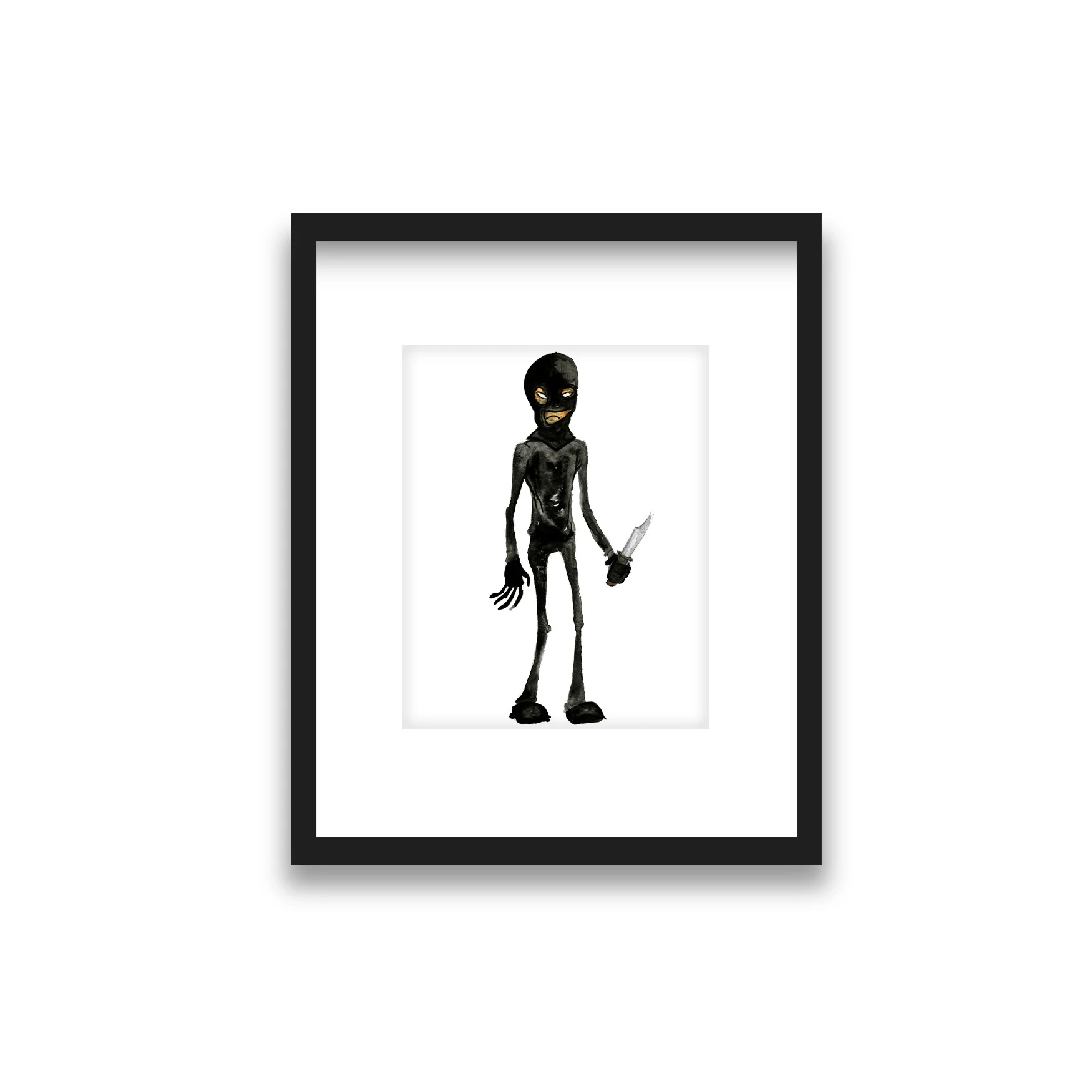 The Collector Original Art, by Alex Pardee