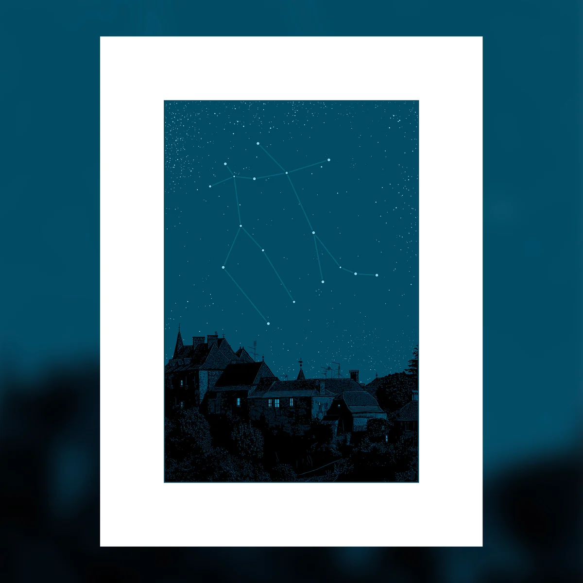 Night on Earth - 9 & 10 - Gemini & Aquarius - 2 Print Set, by Dan McCarthy thumbnail 2