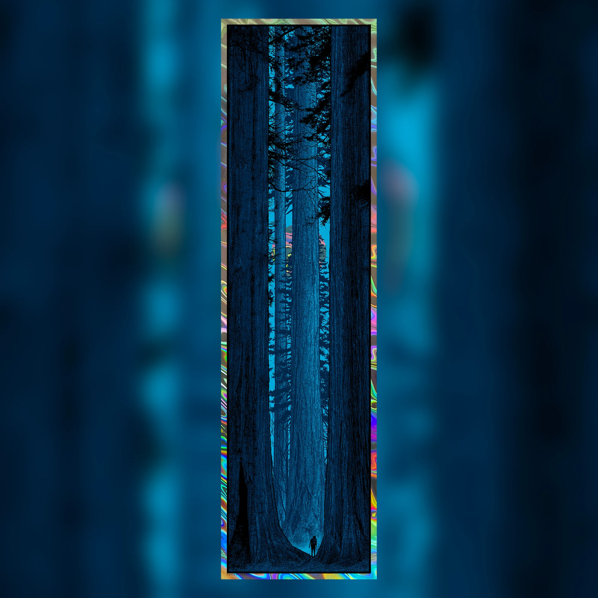 Avenue of the Giants ~ Lava Foil ~ Night, by Dan McCarthy thumbnail 2