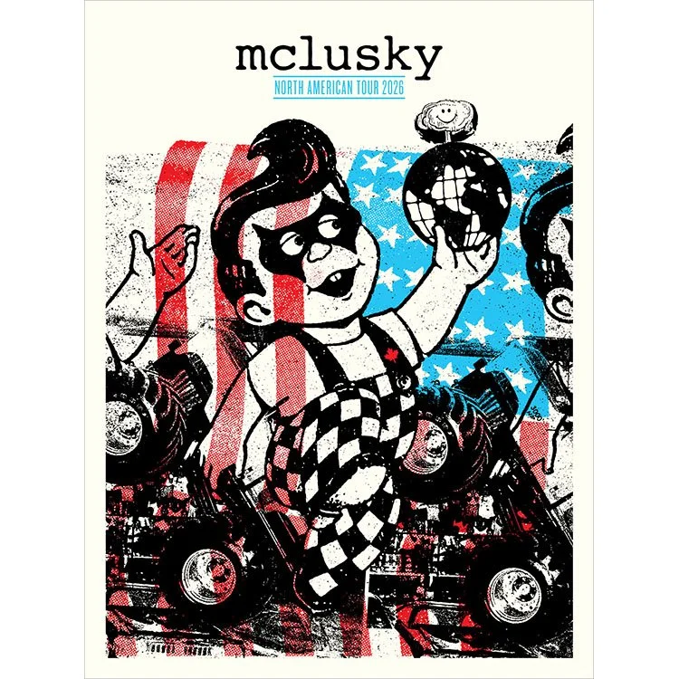 mclusky tour, by Aesthetic Apparatus, 2024
