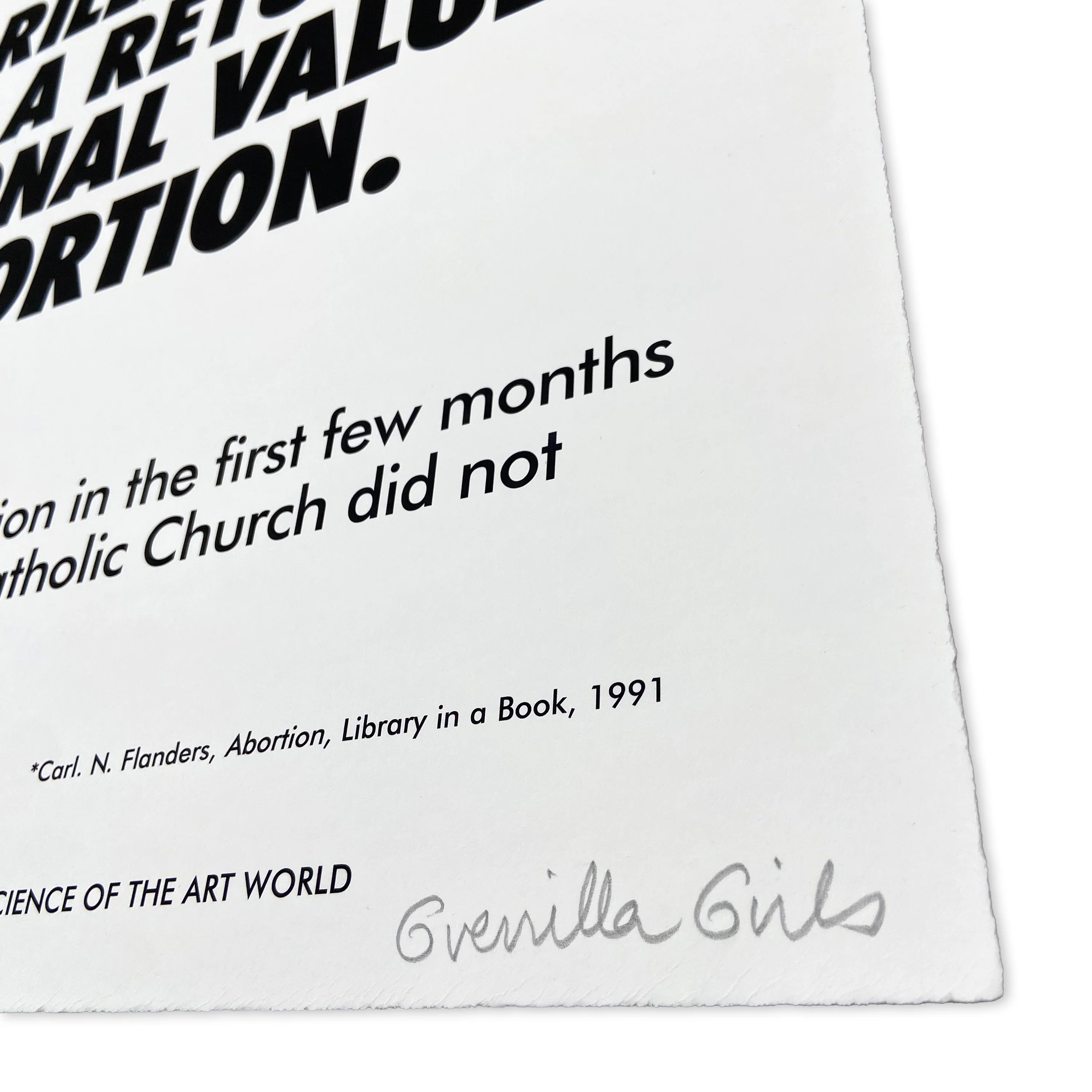 Demand A Return To Traditional Values On Abortion, by Guerrilla Girls, 1992 thumbnail 3