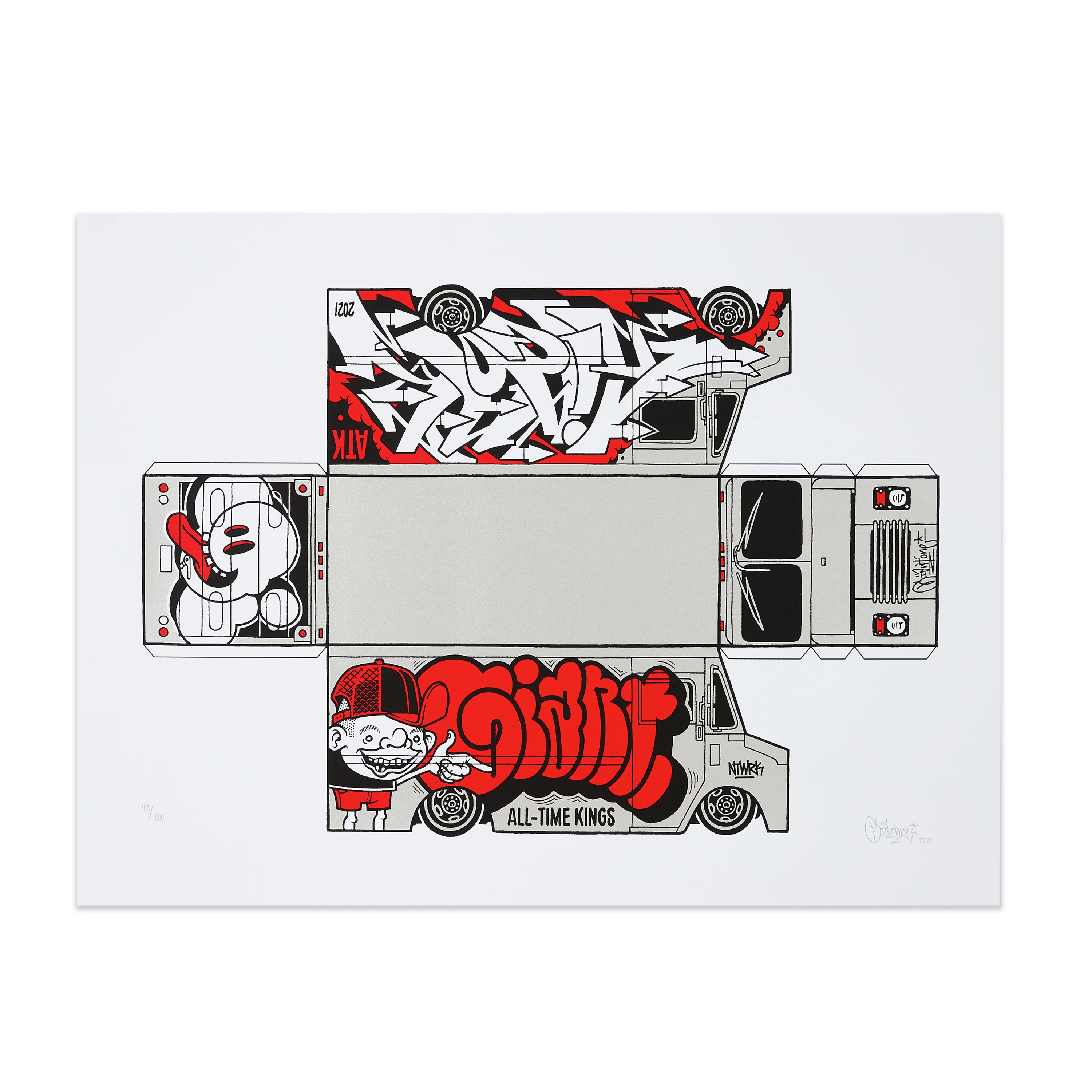 Fold-Up Box Van, by Mike Giant thumbnail 3