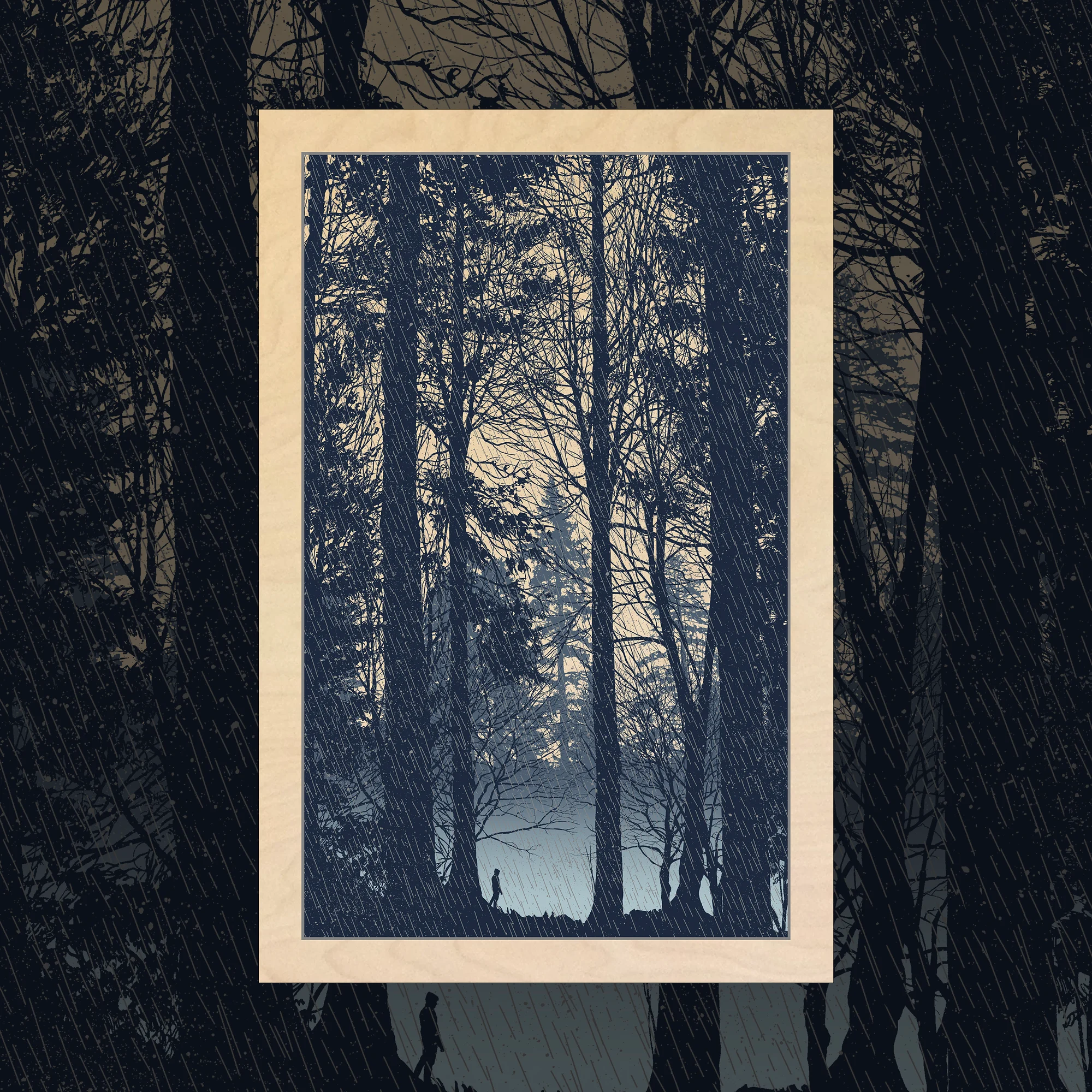 The Rain Had a Sound - Wood Panel - 5 left!, by Dan McCarthy thumbnail 2