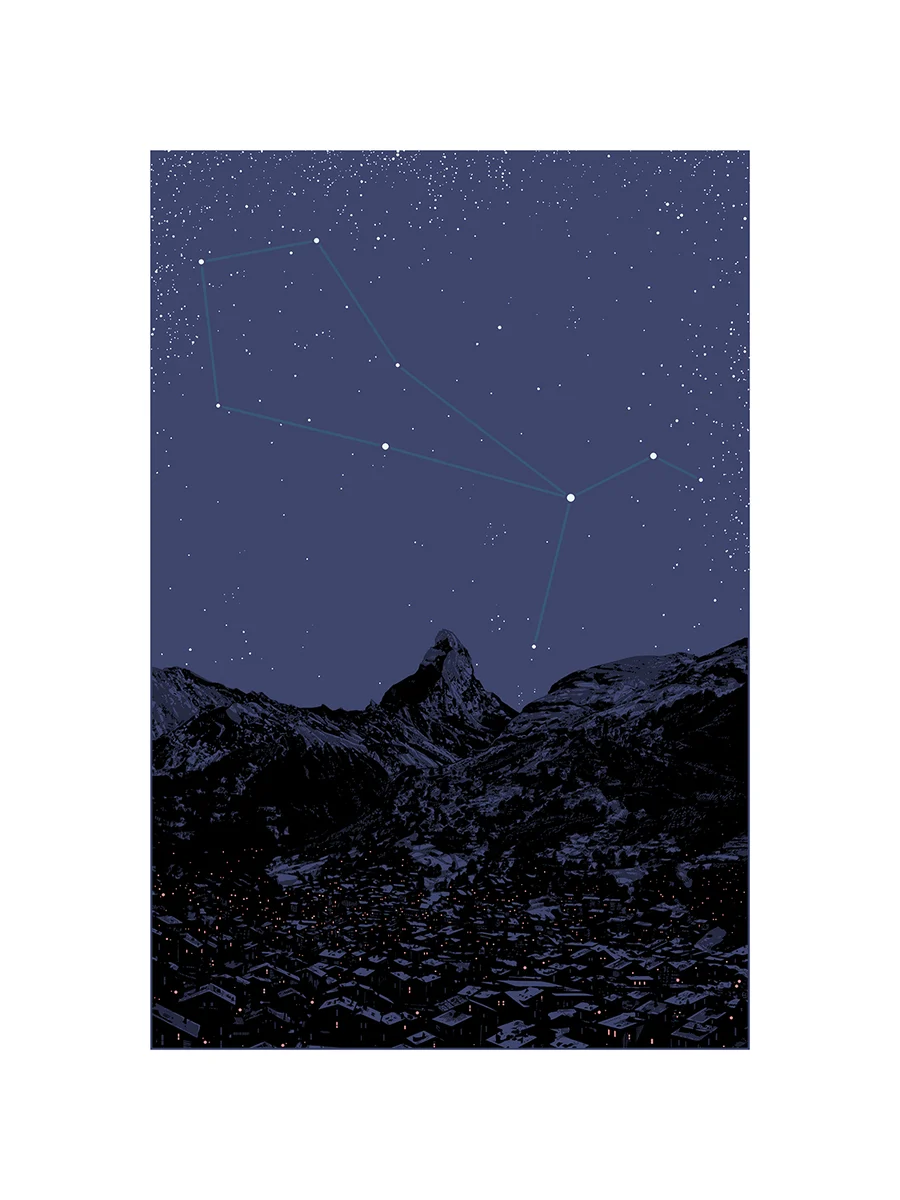 Night on Earth - 5 & 6 - Andromeda & Boötes - 2 print set, by Dan McCarthy thumbnail 3