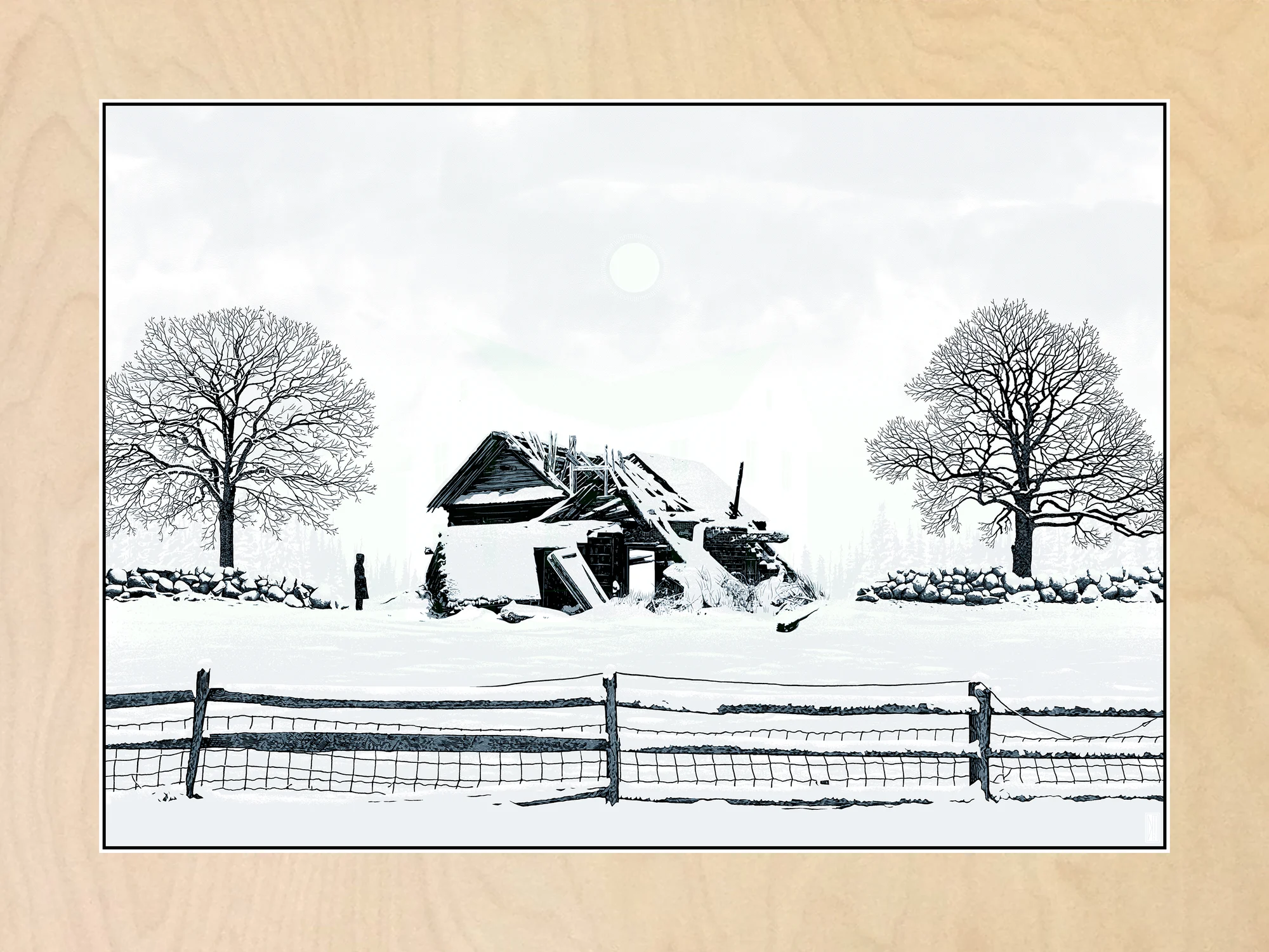Memory Remains: Home - Wood Panel, by Dan McCarthy thumbnail 3
