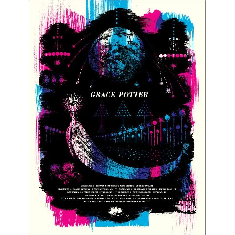 Grace Potter Tour, by Aesthetic Apparatus, 2015
