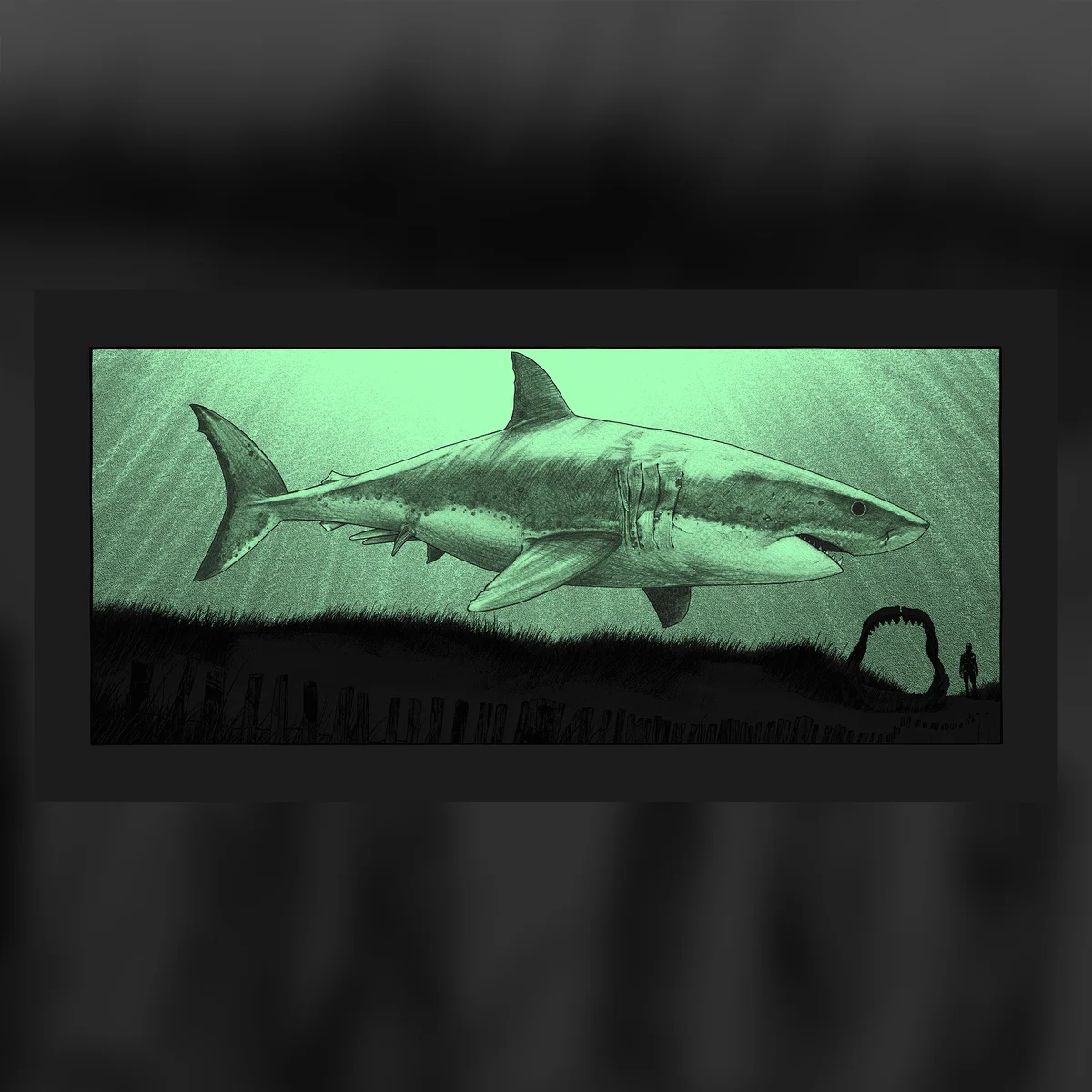 What Once Was - Megalodon - Blue Edition, by Dan McCarthy thumbnail 3