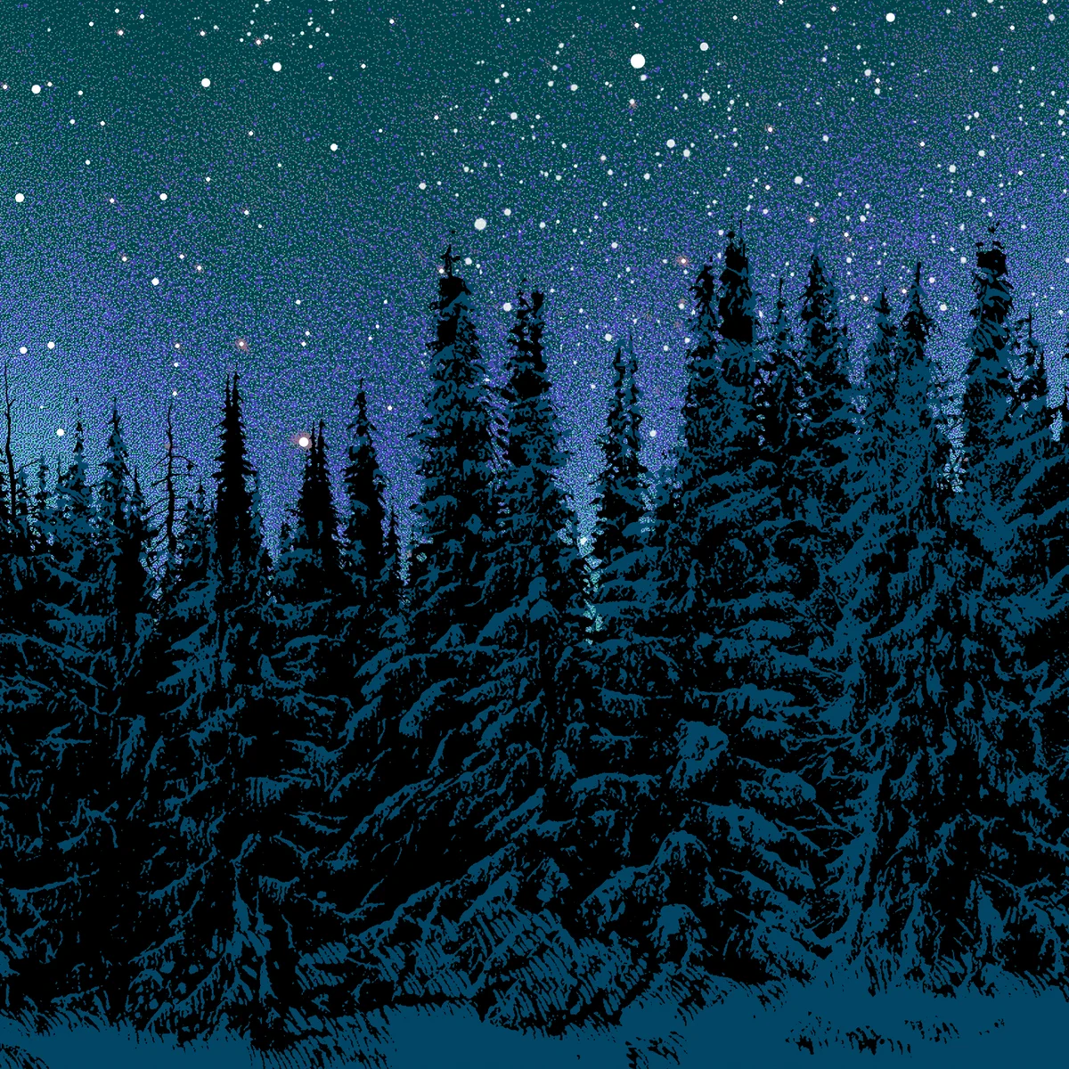 February Stars - pink variant (glows-in-the-dark), by Dan McCarthy thumbnail 3